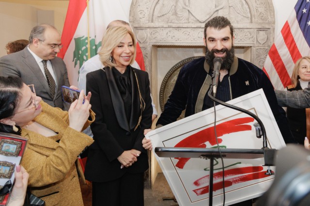 اللبنانية الأولى التقت الجالية اللبنانية في نيويورك