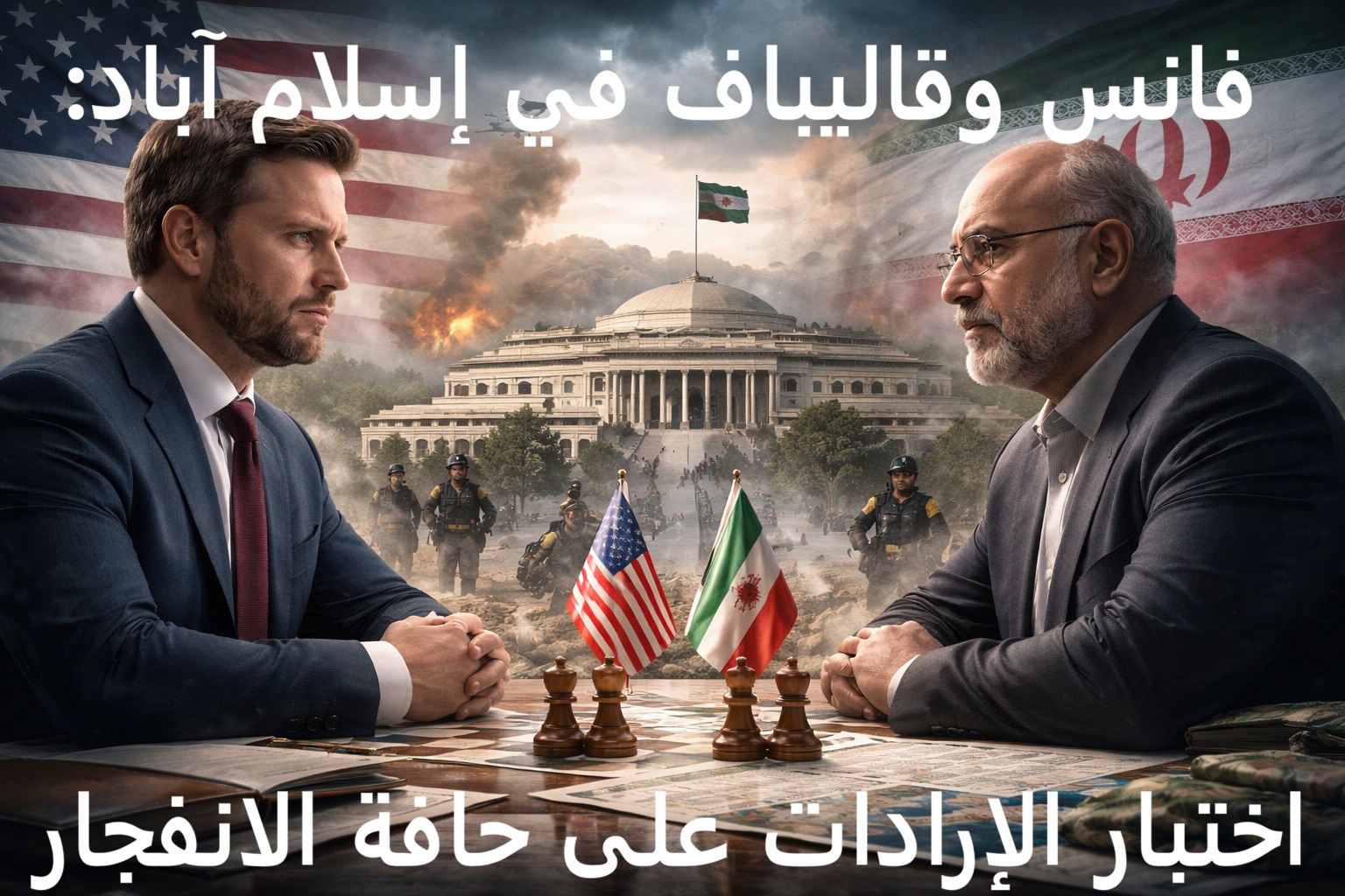 فانس وقاليباف في إسلام آباد: اختبار الإرادات على حافة الانفجار