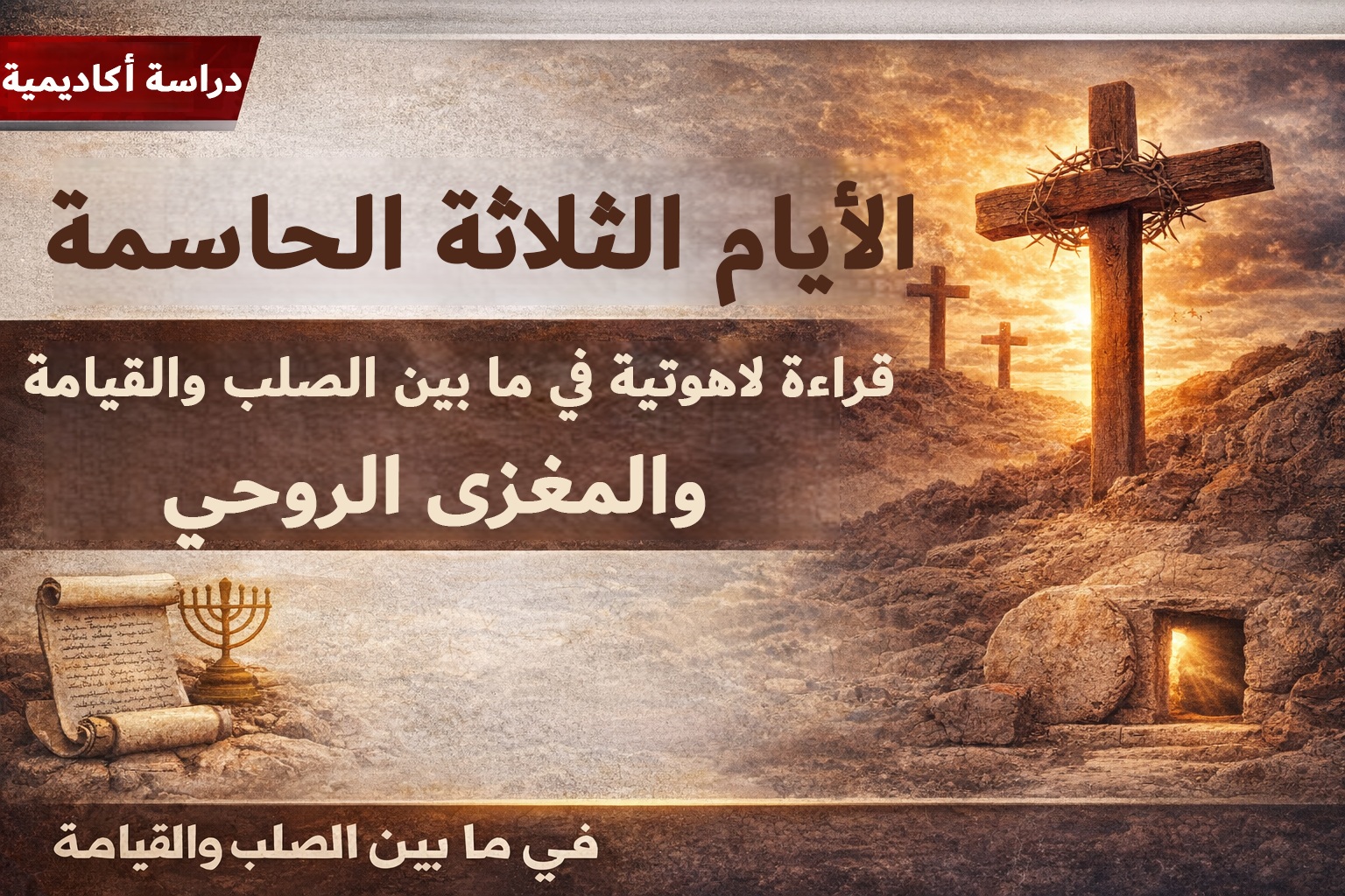 دراسة أكاديمية: التسلسل الزمني اللاهوتي لفهم الأيام الثلاثة بين الصلب والقيامة والمغزى الروحي