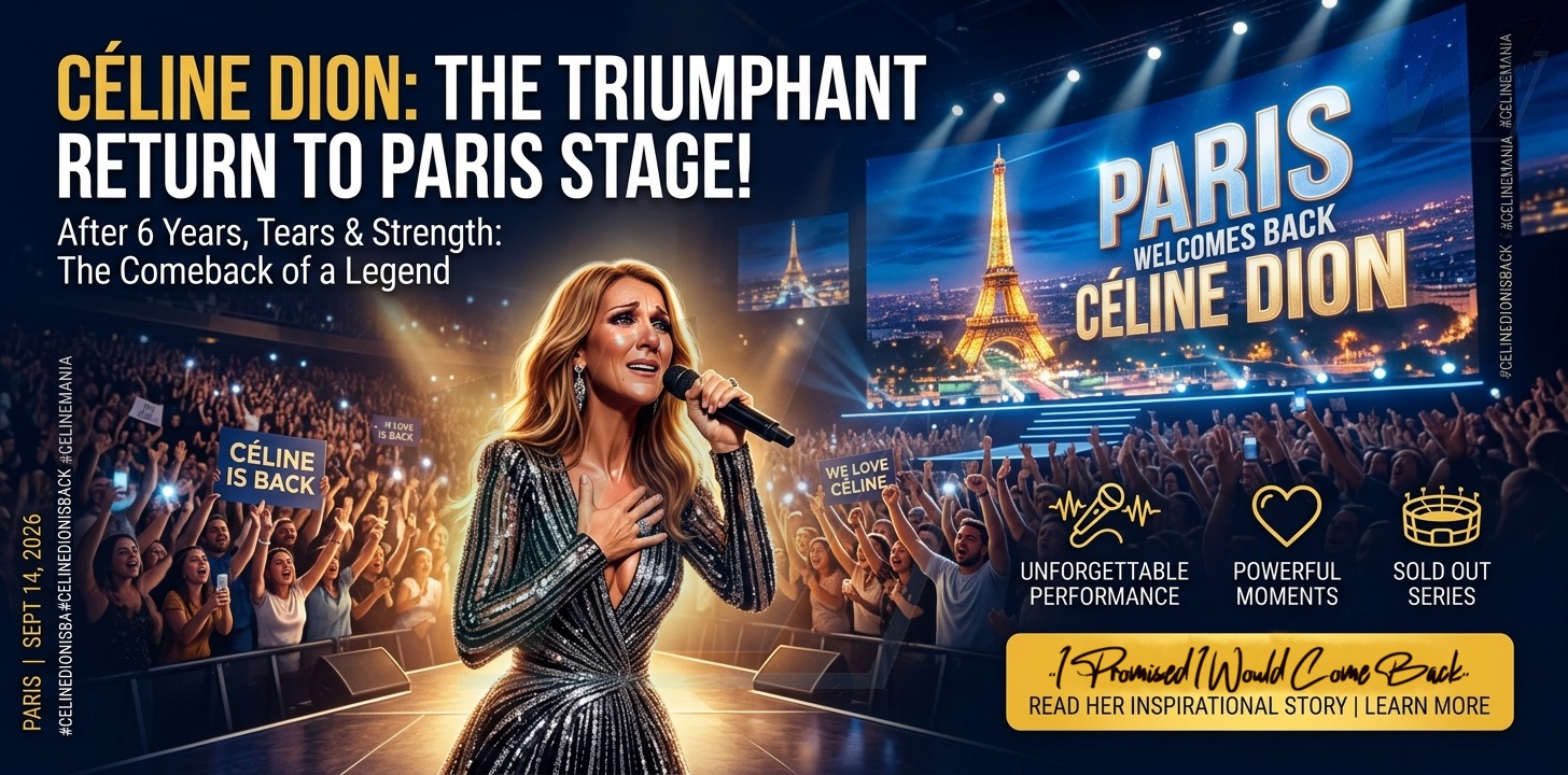 من المعركة الصحية إلى انتصار باريس: سيلين ديون (Céline Dion)  تعود إلى المسرح